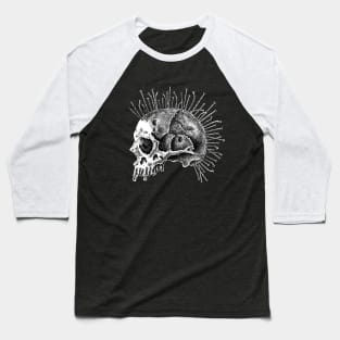 skull punk Baseball T-Shirt